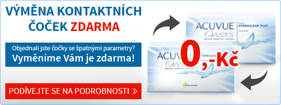Vymena zdarma - Acuvue Oasys
